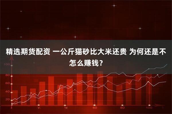 精选期货配资 一公斤猫砂比大米还贵 为何还是不怎么赚钱？